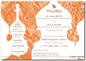 LPM Invitation The Anima String Quartet 2004